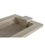 DKD Home Decor Bandeja de Mango Decapé Blanco 48x30,5x7,5 cm