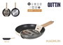 Inde Sartén 24 cm Aluminio Forjado Inducción Magnum Quttin (6 Unidades)