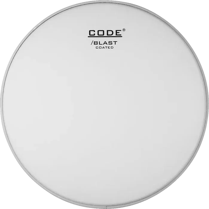CODE Parche Bombo 22" Blast Coated (Blanco) para Graves y Proyección