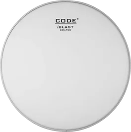 CODE Parche Bombo 22" Blast Coated (Blanco) para Graves y Proyección