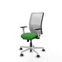PIQUERAS Y CRESPO Silla de oficina Zulema con mecanismo Sincro/Traslack Verde y Blanco