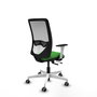 PIQUERAS Y CRESPO Silla de oficina Zulema con mecanismo Sincro/Traslack Verde y Blanco
