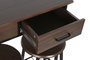 DKD Home Decor Mesa Negro Marron Metal MDF 50 x 84 x 80 cm Set de 3