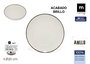 La Mediterrane Plato Postre Mel.Brillo Anllo 20 cm La Mediterrane (24 Unidades)