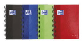 Oxford Agenda Escolar School Espiral 4º Sv T-Extradura C-Surtidos 2025-2026 Catalán con Quicknotes y Write&Erase compatible con Scribzee