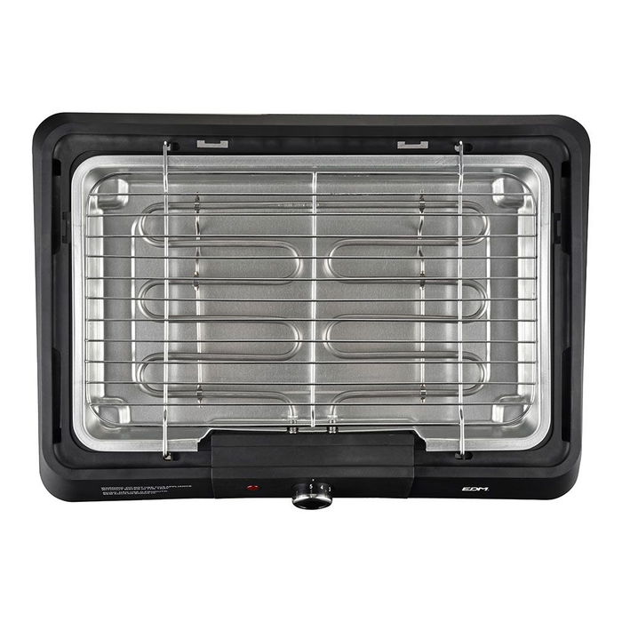 Edm Barbacoa Eléctrica Negra 2200 w