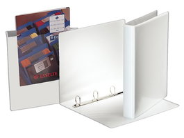 Esselte Carpeta Canguro Básica Personalizable 4 Anillas Mixtas 25 mm A4 Pp Blanco