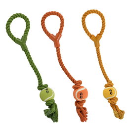 Nayeco Cuerda Dental con Pelota y Asa de 50 cm (Pack de 3 unidades)