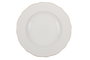 Hermia BNILY24Y2520 Vajilla de 24 Piezas en Porcelana Blanca y Dorada, Apta para Lavavajillas y Microondas, Elegante y Sofisticada