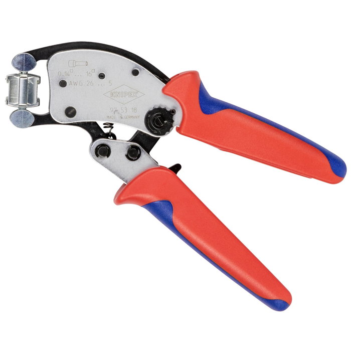 Knipex Twistor 16 Herramienta para prensar terminales de tubo