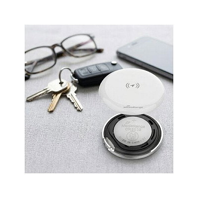 MEDIARANGE Localizador inteligente compatible Android/Apple (Pack de 2 unidades)