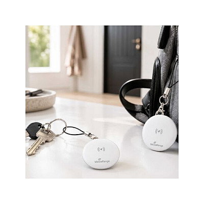 MEDIARANGE Localizador inteligente compatible Android/Apple (Pack de 2 unidades)