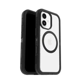 OtterBox Defender Pro XT Clear Series para Apple iPhone 17, Transparente/Negro