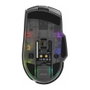 Sharkoon SGM50W Ratón para Juegos Inalámbrico RF/USB, Óptico 6400 DPI, 6 Botones con Cambio DPI, Iluminación RGB, Ergonómico para Diestros, Negro