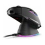 Sharkoon SGM50W Ratón para Juegos Inalámbrico RF/USB, Óptico 6400 DPI, 6 Botones con Cambio DPI, Iluminación RGB, Ergonómico para Diestros, Negro