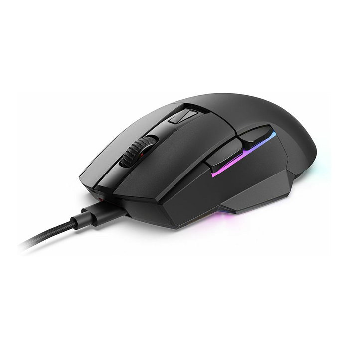 Sharkoon SGM50W Ratón para Juegos Inalámbrico RF/USB, Óptico 6400 DPI, 6 Botones con Cambio DPI, Iluminación RGB, Ergonómico para Diestros, Negro Sharkoon SGM50W Ratón para Juegos Inalámbrico RF/USB, Óptico 6400 DPI, 6 Botones con Cambio DPI, Iluminación RGB, Ergonómico para Diestros, Negro