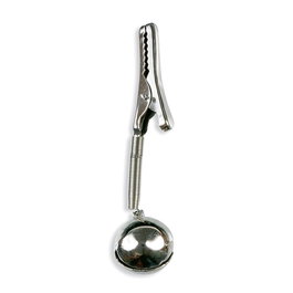 Kali Cascabel aligator de latón niquelado ø17 mm, 2 uds