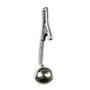 Kali Cascabel aligator de latón niquelado ø17 mm, 2 uds