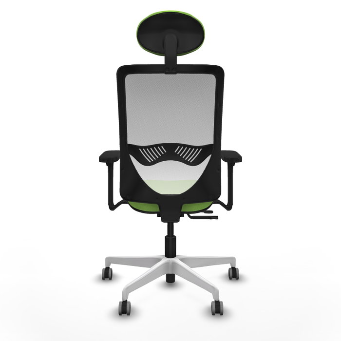 PIQUERAS Y CRESPO Silla de oficina Zulema con mecanismo Sincro/Traslack, Pistacho y Blanco PIQUERAS Y CRESPO Silla de oficina Zulema con mecanismo Sincro/Traslack, Pistacho y Blanco