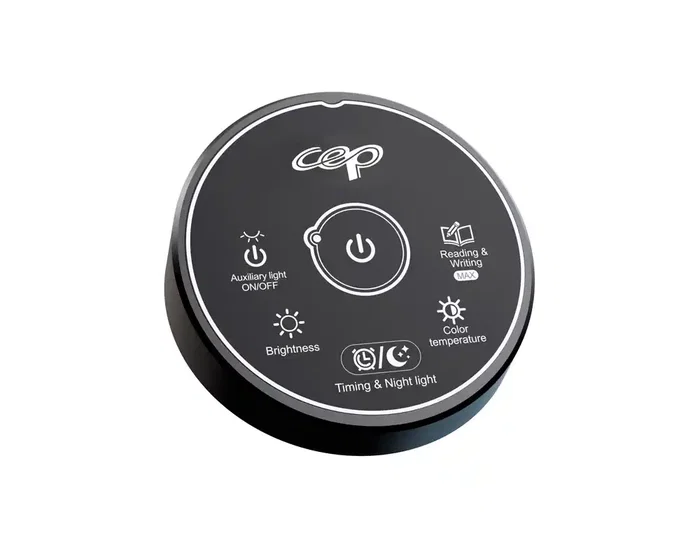 Cep Alliance Lámpara de Escritorio LED con Pinza y 2 Módulos Giratorios, 2x12W, 600lm, Ajuste Intensidad/Color, 180x115x950 mm, Negro