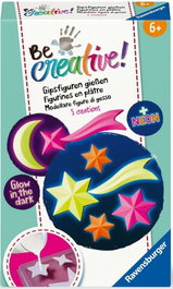Ravensburger Be Creative Mini Creaciones en Yeso Estrellas Luminosas