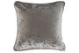 DKD Home Decor Cojin Gris Claro 45 x 45 cm (2 Unidades) Poliester Zipper