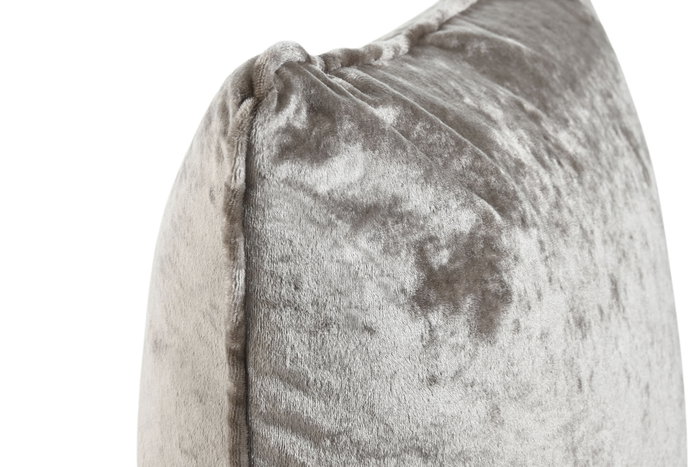 DKD Home Decor Cojin Gris Claro 45 x 45 cm (2 Unidades) Poliester Zipper