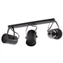 Lámpara de Techo Gianna Foco Plafón 3 Luces E27 Orientable Negro Aluminio HO-3XE27WALLLIGHT_B