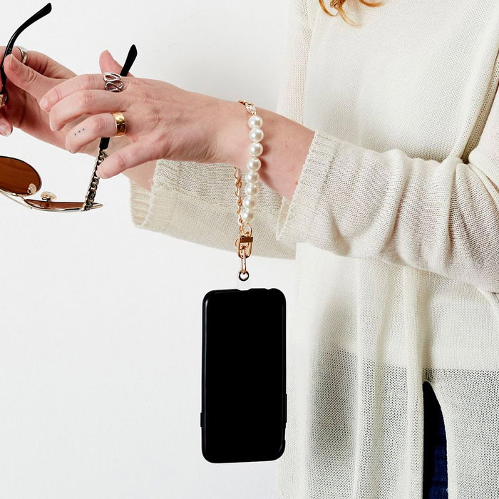 Be Mix Correa Pulsera Móvil Cadena Muñeca Blanco, Negro Be Mix Correa Pulsera Móvil Cadena Muñeca Blanco, Negro