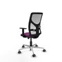 PIQUERAS Y CRESPO Silla de oficina Motilla con mecanismo Sincro, Morado y Blanco
