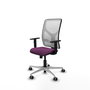 PIQUERAS Y CRESPO Silla de oficina Motilla con mecanismo Sincro, Morado y Blanco