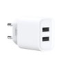 XO Cargador de móvil 2 USB 2.1A con cable tipo C