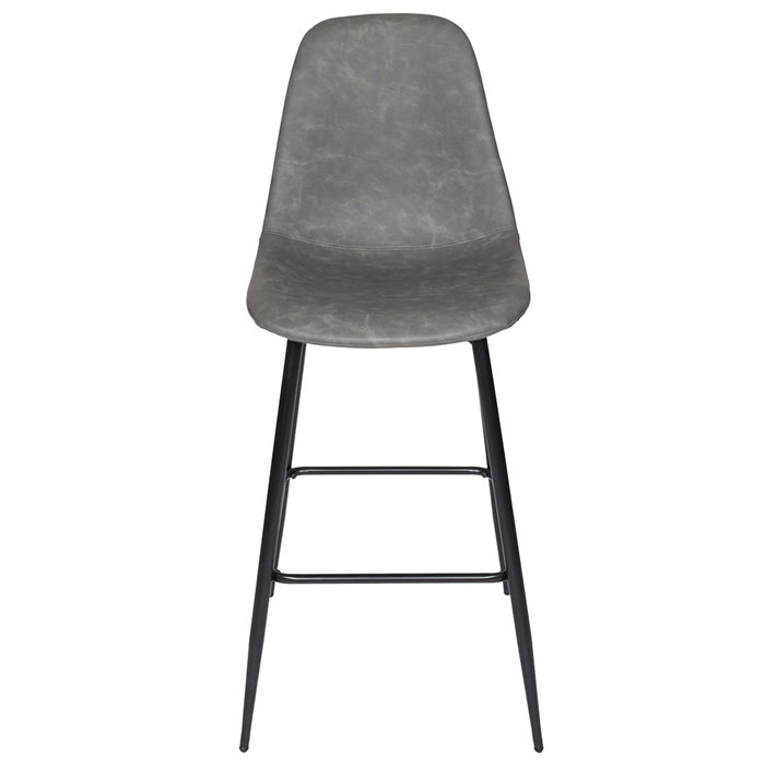 Home Deco Factory Taburete Bar Gris Amber
