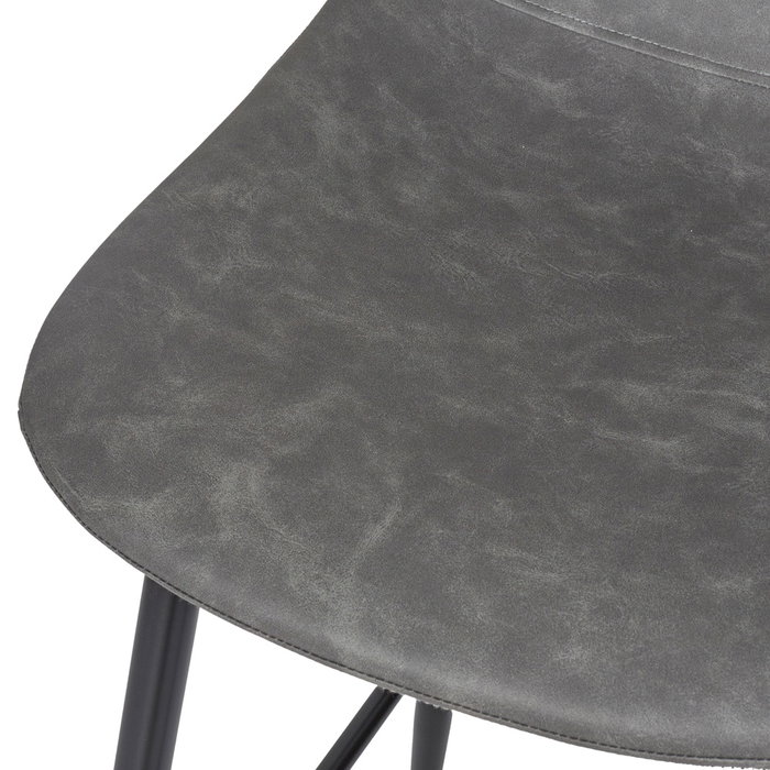 Home Deco Factory Taburete Bar Gris Amber