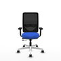 PIQUERAS Y CRESPO Silla de oficina Zulema Azul con mecanismo Sincro/Traslack