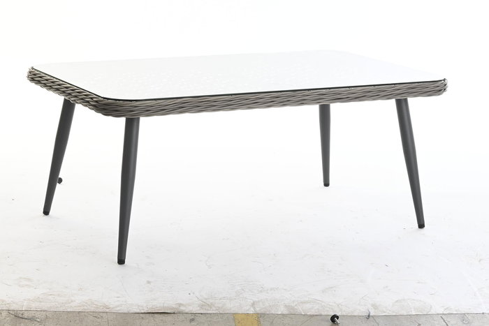 Sofa Terraza Y Jardin DKD Home Decor Marron Claro Gris Claro 72 x 76 x 127 cm Set de 4