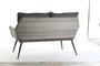 Sofa Terraza Y Jardin DKD Home Decor Marron Claro Gris Claro 72 x 76 x 127 cm Set de 4