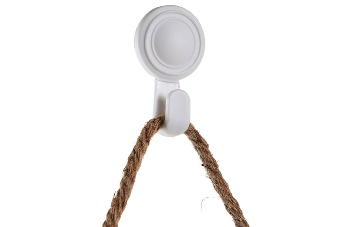 DKD Home Decor Set de 3 Espejos Corazón Blanco