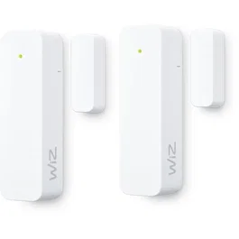 WIZ - Paquete de 2 Sensores de Contacto AAAXS75460 para Monitoreo del Hogar con Notificaciones en App