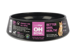 Lickimat Comedero Antiestrés Bowl Negro para Gato