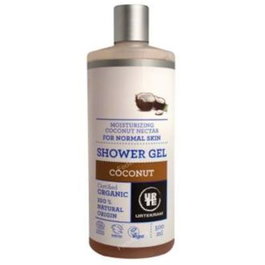 URTEKRAM Gel de Baño Coco 500ml Eco Vegan para Piel Normal con Néctar de Coco y Diglicerina