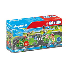 Playmobil 71332 Educación Vial City Life para Niños a partir de 4 años