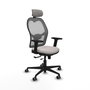 PIQUERAS Y CRESPO Silla de oficina Jorquera Sincro/Traslack Blanco/Gris