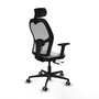 PIQUERAS Y CRESPO Silla de oficina Jorquera Sincro/Traslack Blanco/Gris