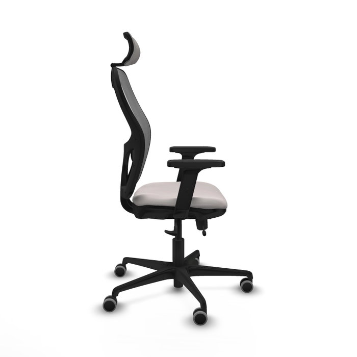 PIQUERAS Y CRESPO Silla de oficina Jorquera Sincro/Traslack Blanco/Gris PIQUERAS Y CRESPO Silla de oficina Jorquera Sincro/Traslack Blanco/Gris