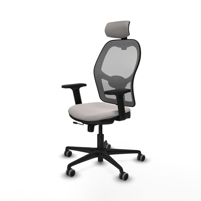 PIQUERAS Y CRESPO Silla de oficina Jorquera Sincro/Traslack Blanco/Gris PIQUERAS Y CRESPO Silla de oficina Jorquera Sincro/Traslack Blanco/Gris