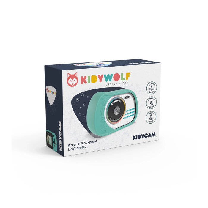 Kidywolf KIDYCAM Cámara de fotos y vídeo turquesa