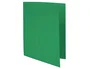 Exacompta Subcarpeta de papel A4, Verde oscuro 80 g/m², Certificado PEFC, para documentos, 210x297 mm
