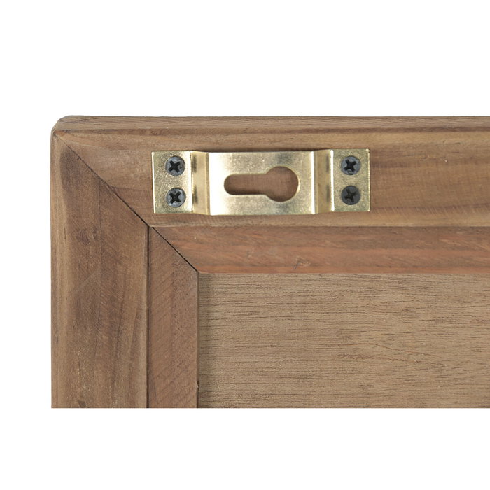 DKD Home Decor Espejo Natural Madera Reciclada Cristal 100 x 60 x 4 cm DKD Home Decor Espejo Natural Madera Reciclada Cristal 100 x 60 x 4 cm