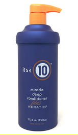 It's a 10, Miracle Deep Plus Keratin, Acondicionador de cabello, Para reparar, 517.5 ml